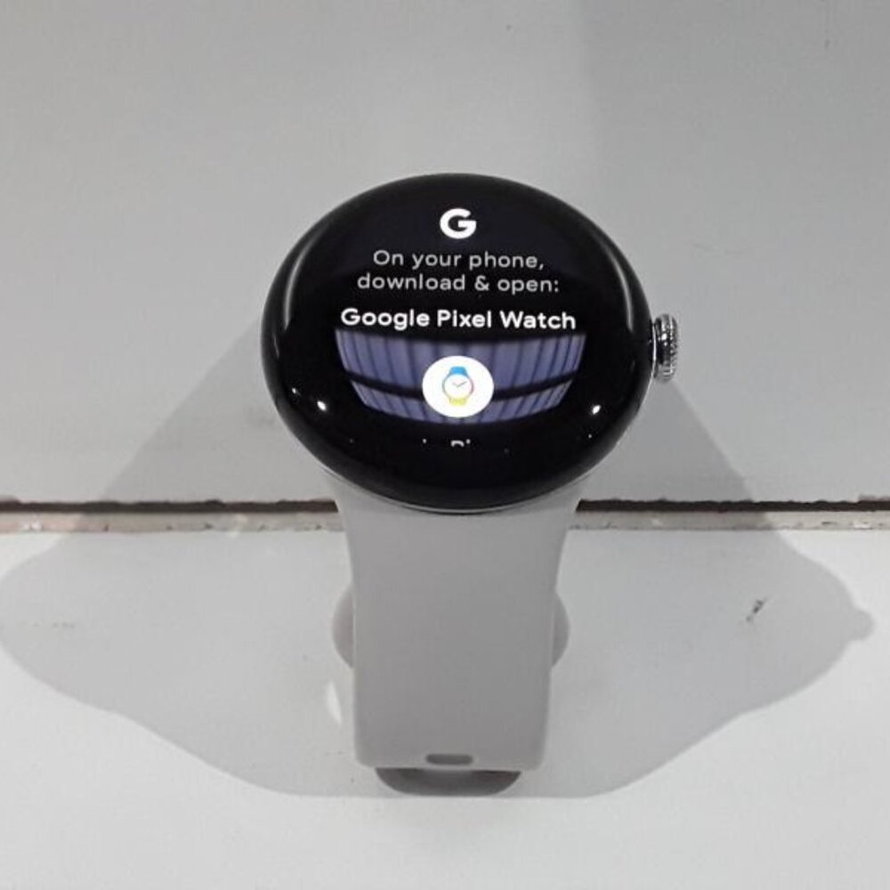 Google Pixel Watch 2 Wifi - Polished Silver Aluminum Case / Porcelain Active Ban